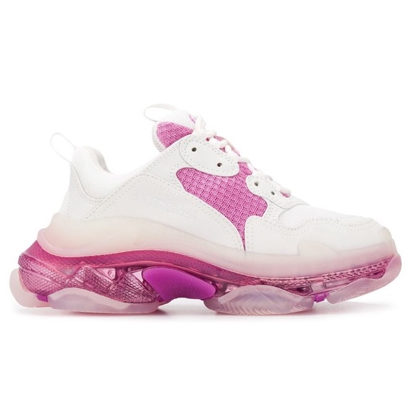 Balenciaga Triple S Sneaker Pink/White NWT 37 - Picture 2 of 14